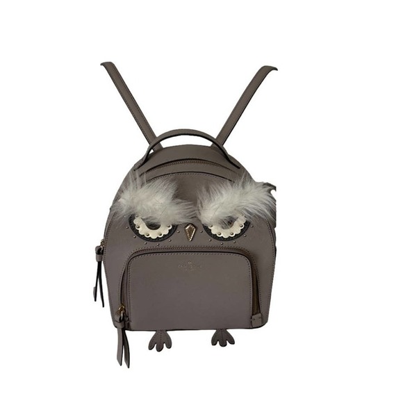 KATE SPADE New York Star Owl Tomi Cityscape Grey Backpack - Picture 8 of 8